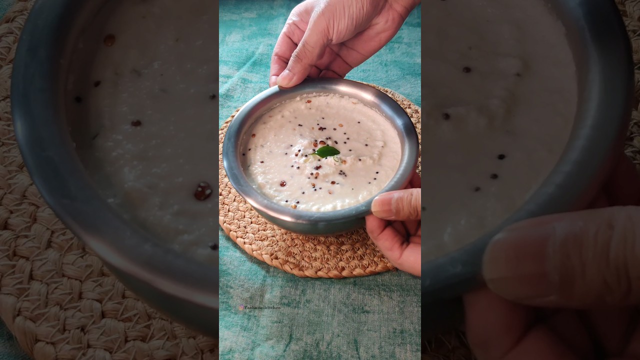 Nariyal Chatni Recipe | Coconut Chutney 🥥 