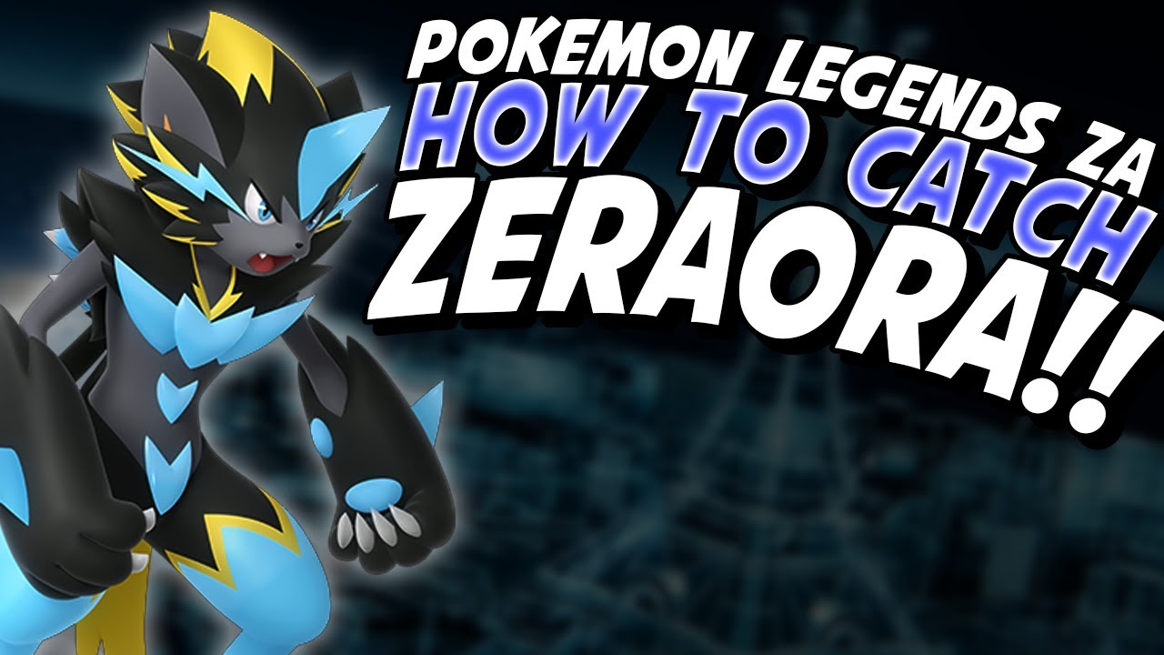 Как поймать Мега Зераору в DLC Pokemon Legends ZA Mega Evolutions