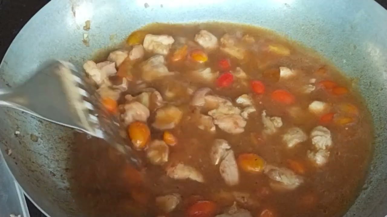 Tomato and pork taste 