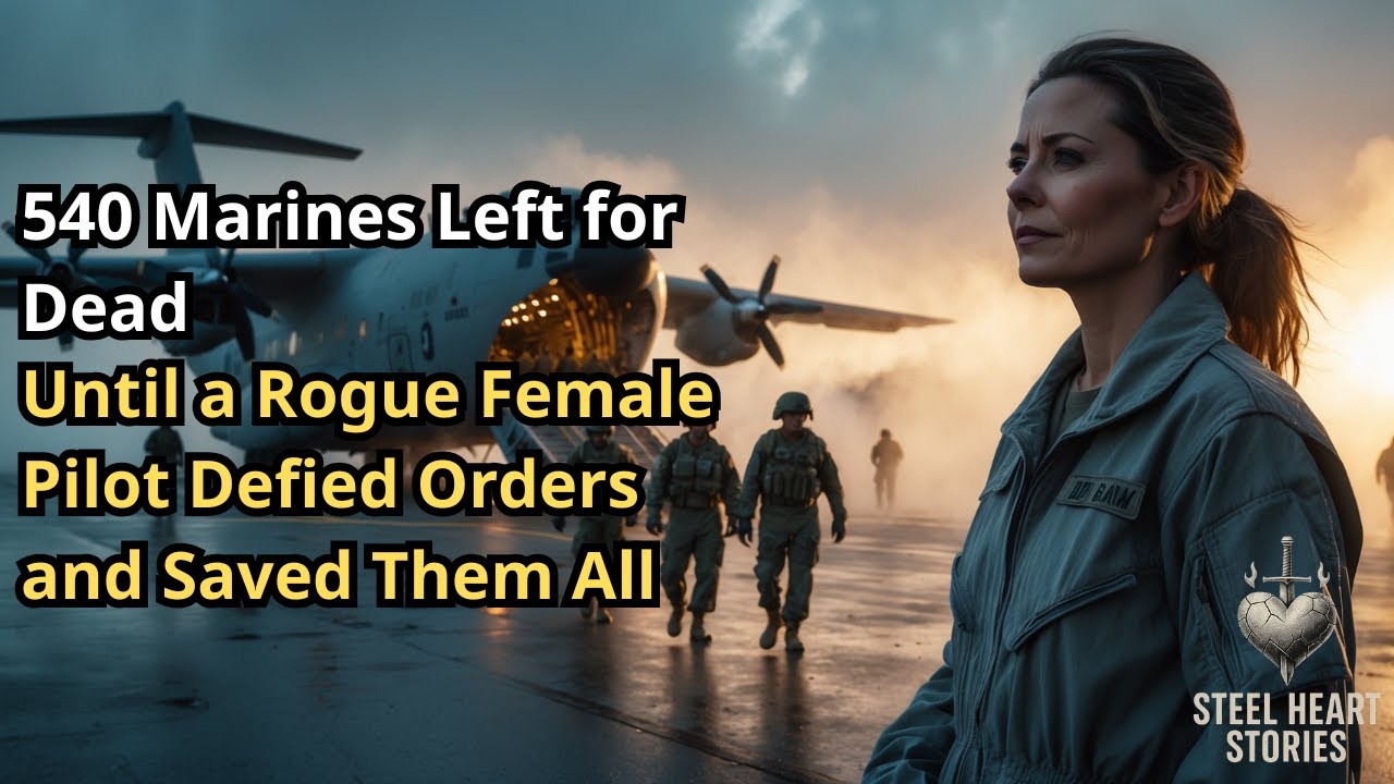 540 морских пехотинцев были брошены на смерть — пока женщина-пилот не бросила вызов приказам и не...