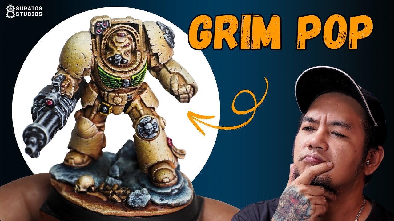 Painting Textures with Different Brushes! 🎨 Grim Pop Painting
