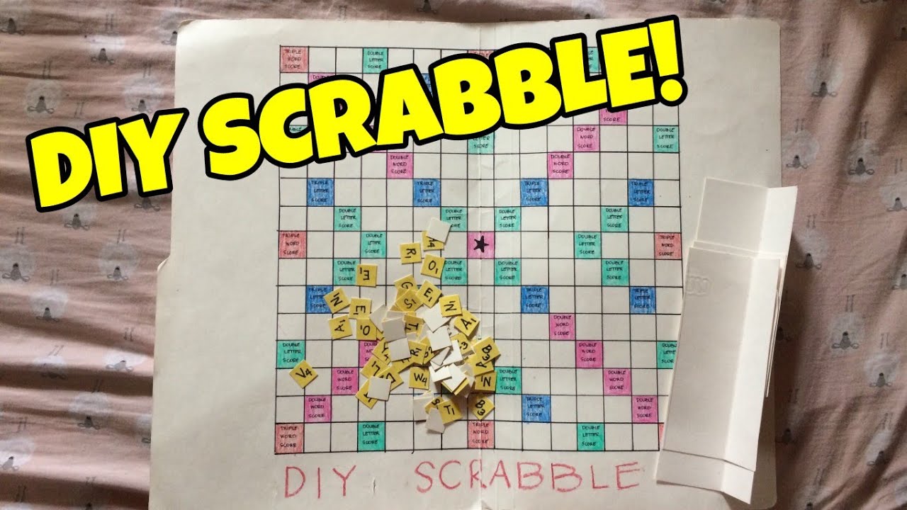 How to Make a DIY Scrabble from Paper Folders