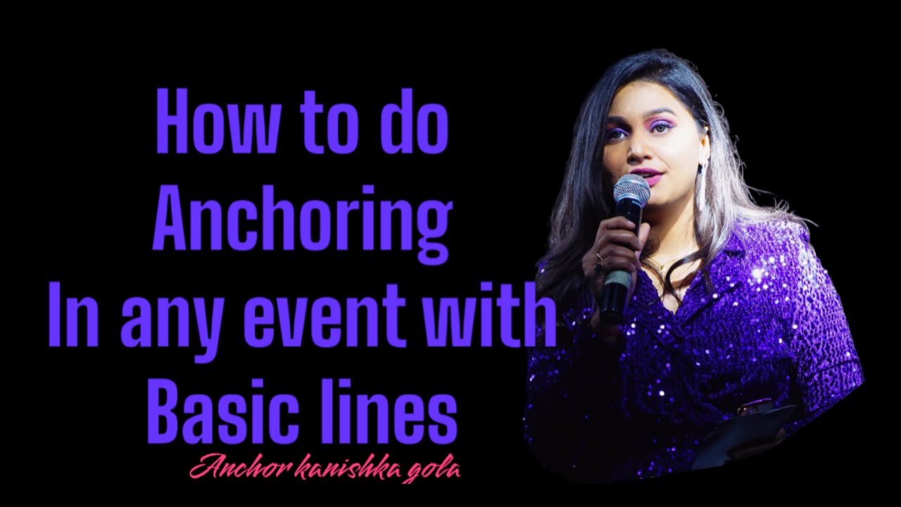 How to Host Any Event with basic Lines || Hosted New year eve For Taurus officers institute | Anchor