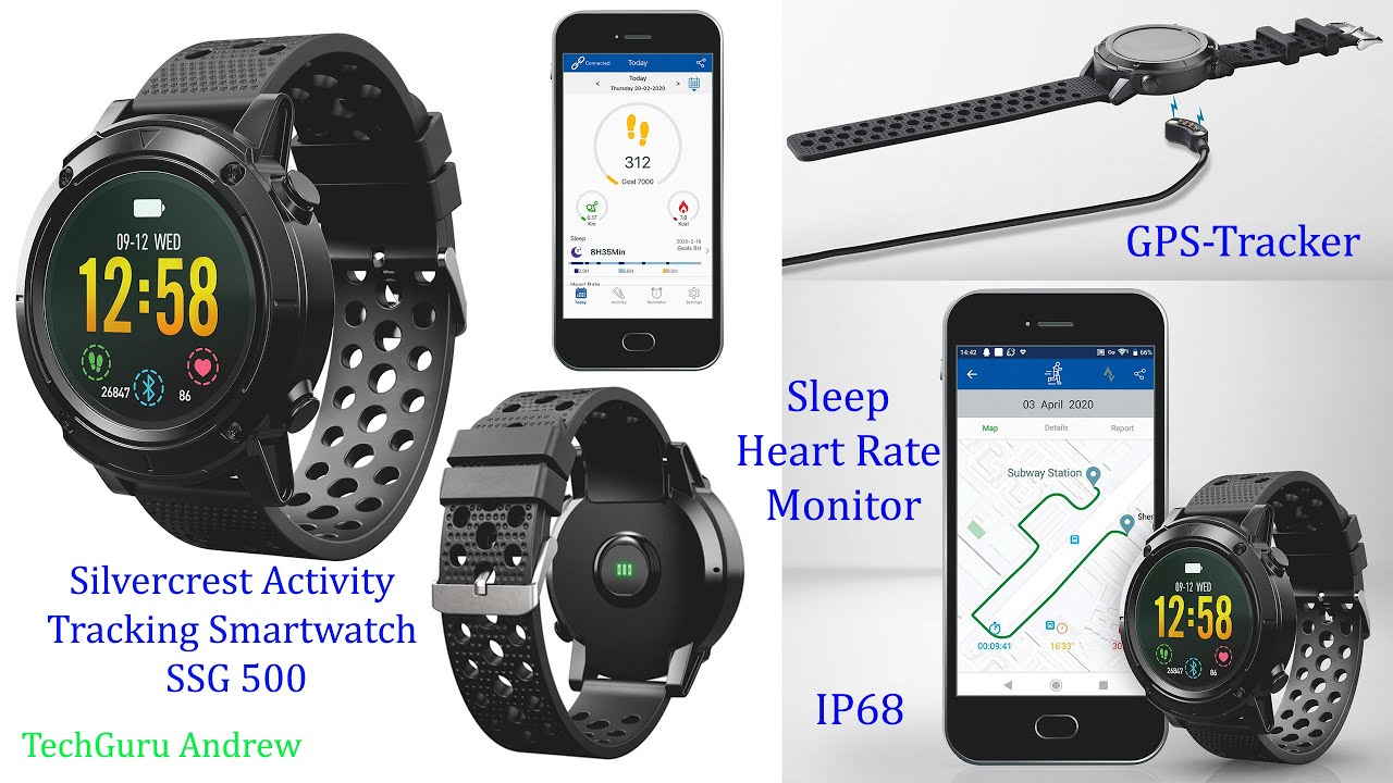 Silvercrest Activity Tracking Smartwatch SSG 500 A1 REVIEW
