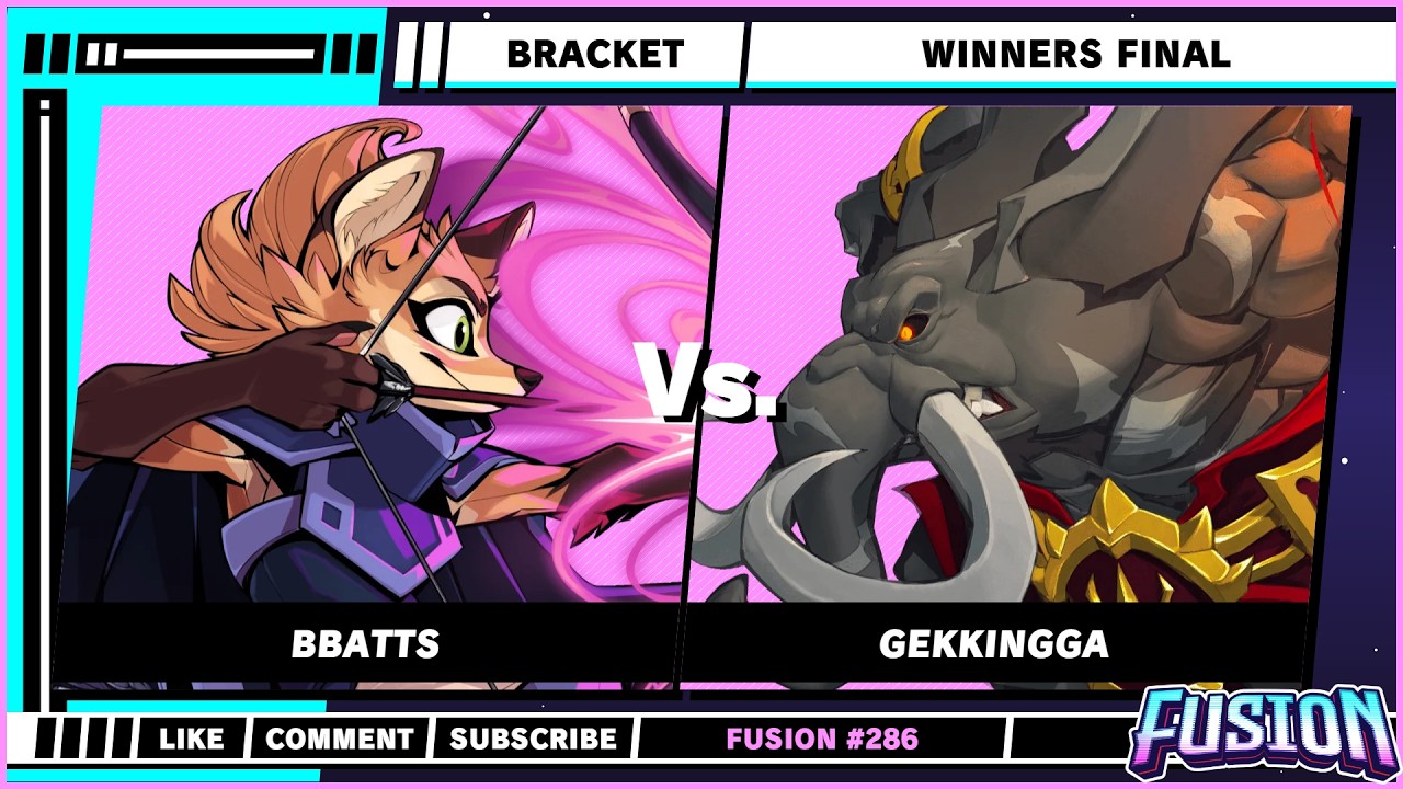 Fusion #286 - Bracket - Winners Final - Bbatts (Fleet) VS Gekkingga (Loxodont) - RoA2