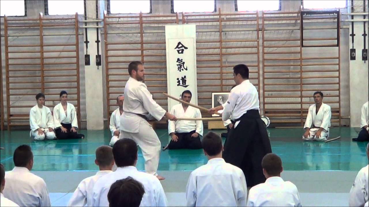 Kobayashi Hiroaki Aikido Ken awase Bekescsaba 2012