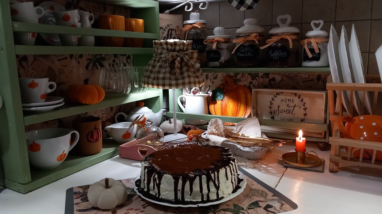 L arte della semplice vita di campagna♥️Torta di compleanno🎂family love ♥️decorazioni das autunnali🎃