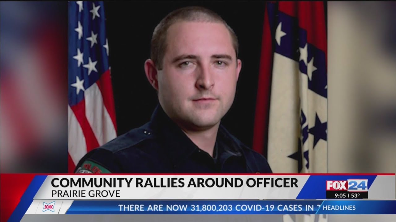 Prairie Grove community rallies around Officer Tyler Franks