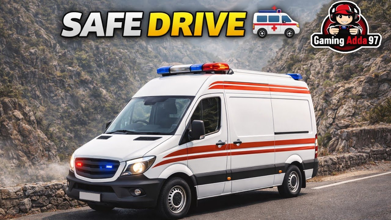 Safe Ambulance Drive 🚑 | Smooth Driving & Perfect Parking