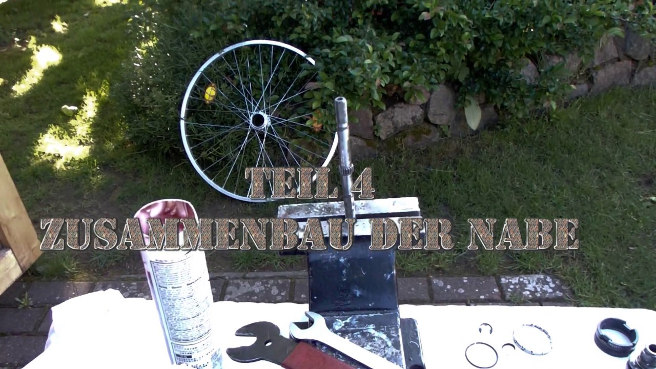 Wartung Sachs/Sram Torpedo 3-Gang Nabe Zusammenbau der Nabe 4/4