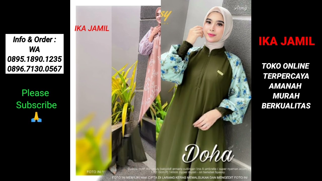 8 Ketagihan Beli Di Ika Jamil ❤️, Spesial Model Baju Gamis Terbaru 2025 Lebaran Pengajian