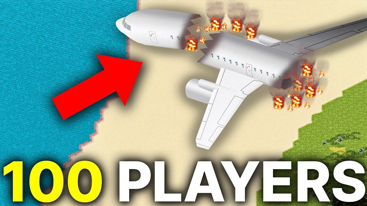 100 Zomboid Players Simulate Civilization after a PLANE CRASH