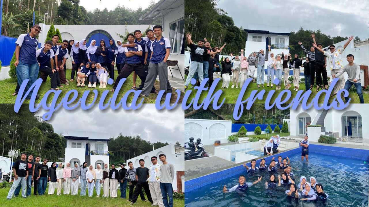 VLOG|keseruan di vila with temen sekelas‼️🙌🏻🤩