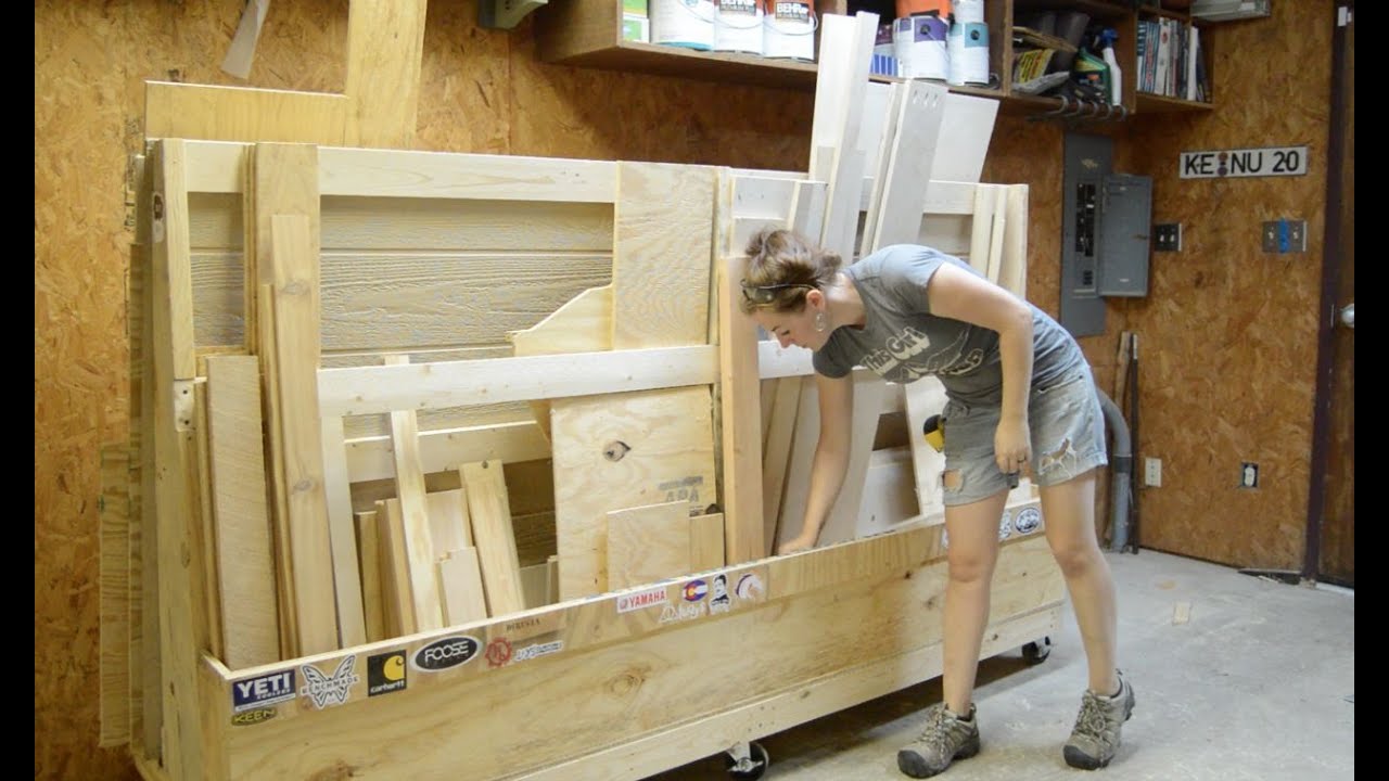 Rolling Lumber Rack