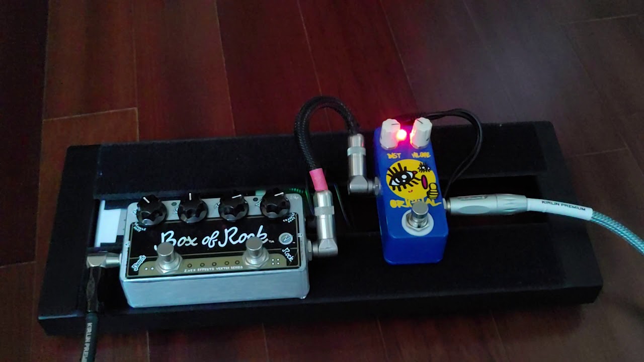 ZVEX box of rock VS AMSTERDAM CREAM original distortion review through 1take