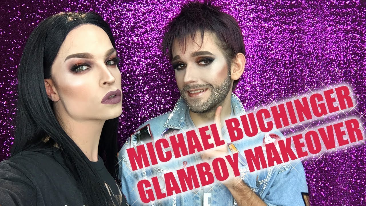 Tamara Mascara schminkt Michael Buchinger