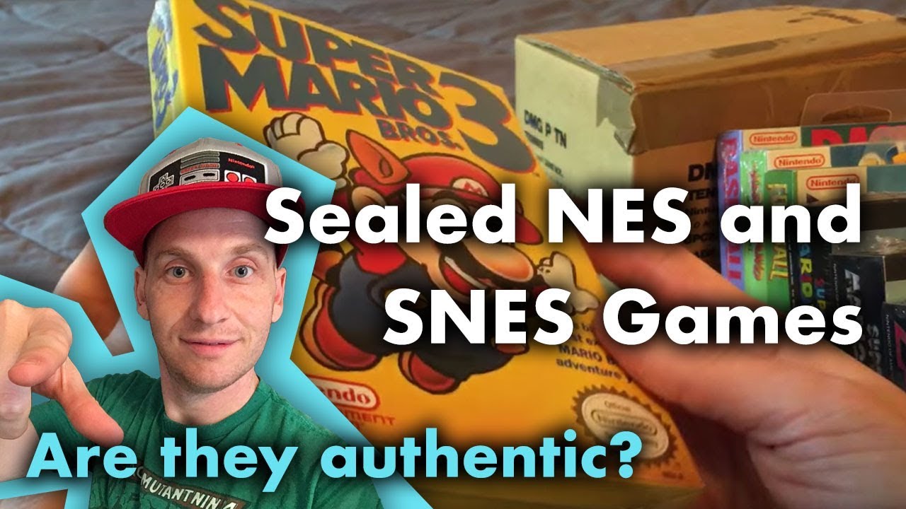 Запечатанные на заводе игры для NES и SNES: как определить их подлинность