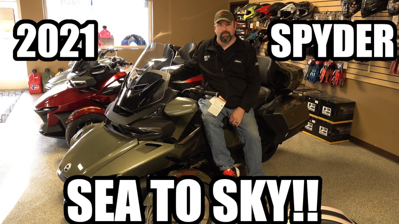 2021 Can-Am Spyder Sea to Sky model features