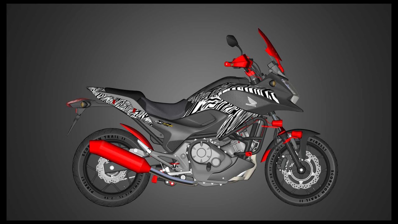 Honda nc750x with a Custom Mods, Cheap Accessories, Upgrades, Extras and  Fun