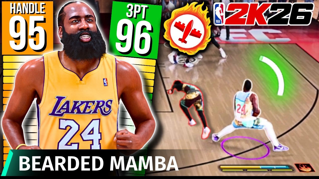 Лучший билд для Джеймса Хардена в NBA 2k26! (Возвращение Бородатой Мамбы)