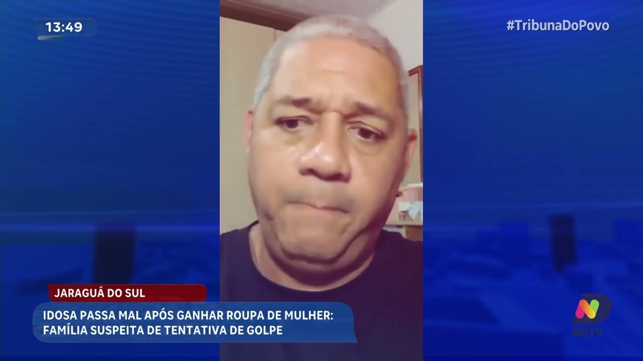 Idosa passa mal após ganhar roupas em praça de Jaraguá