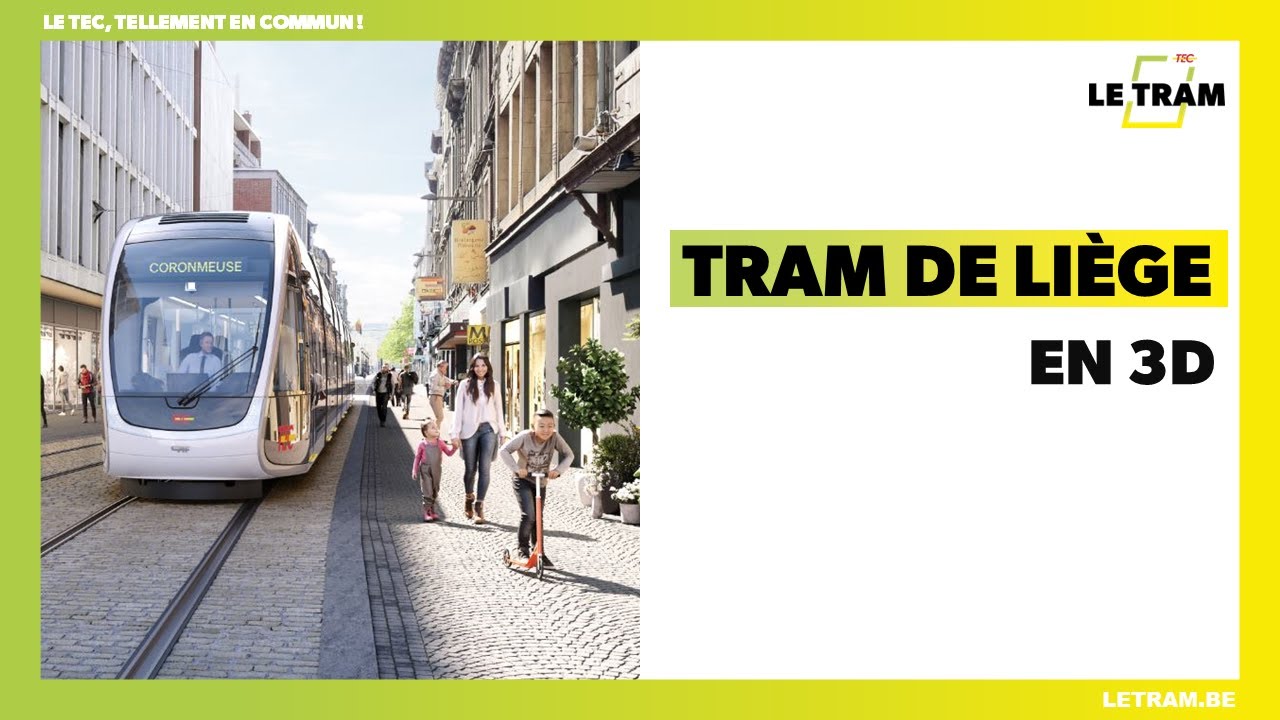 Tram de Liège en 3D