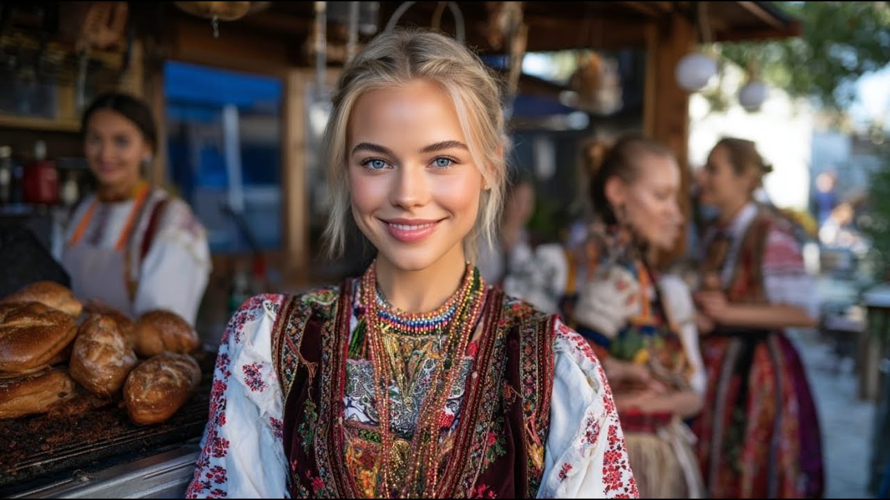 Street Food Festival in Slovakia, Slovak Cuisine. Farmers markets