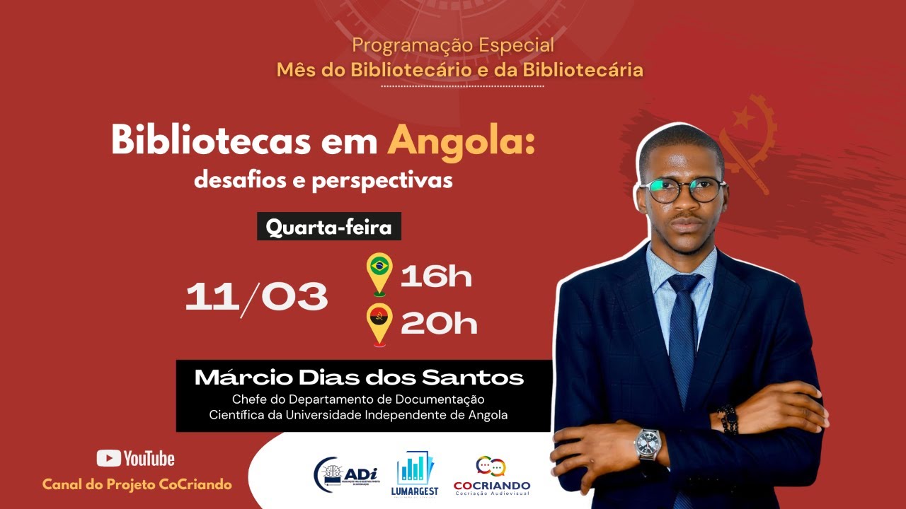 Bibliotecas em Angola: desafios e perspectivas - Márcio Dias dos Santos