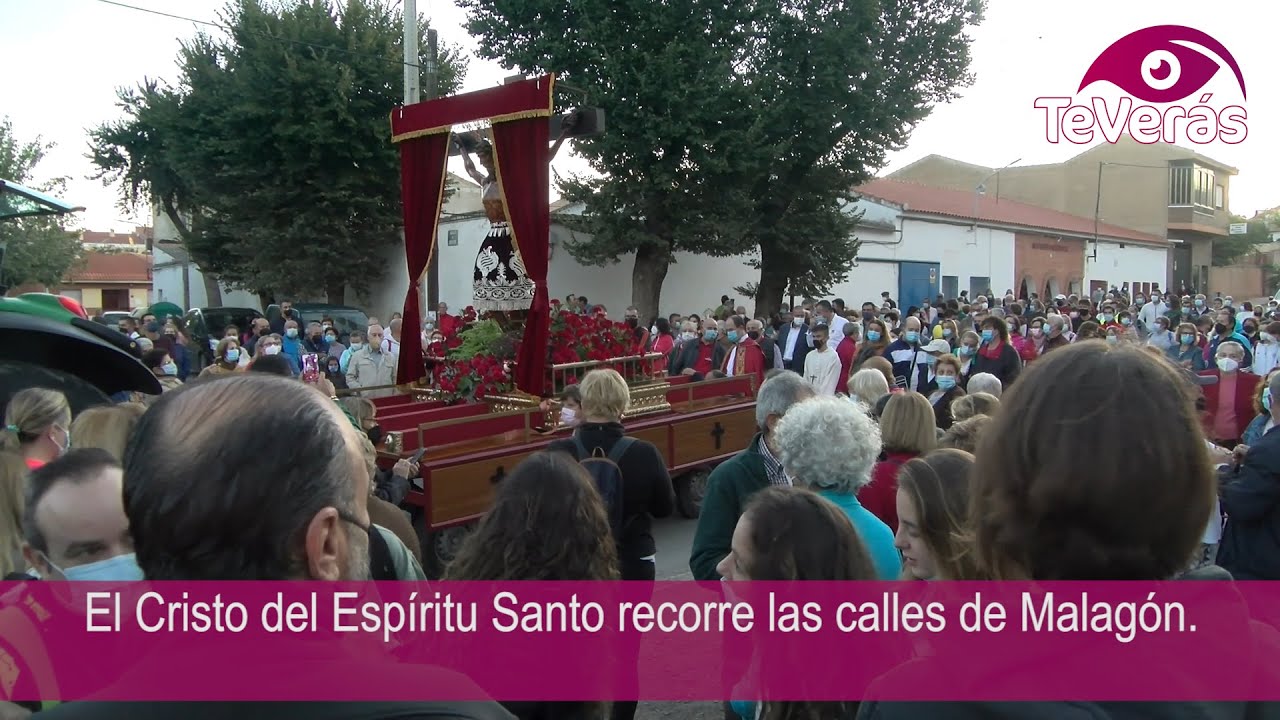El Cristo del Espíritu Santo recorre las calles de Malagón