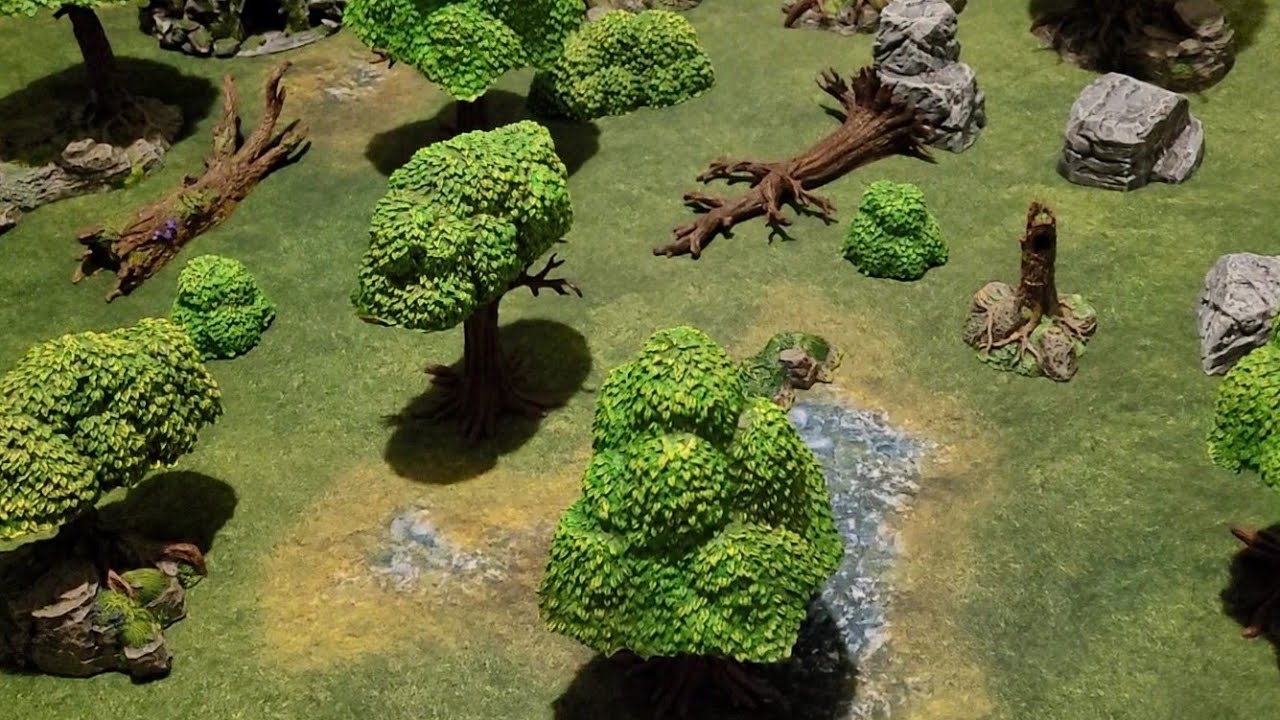 D&D Dwarven Forge and Monster Fight Club Forest