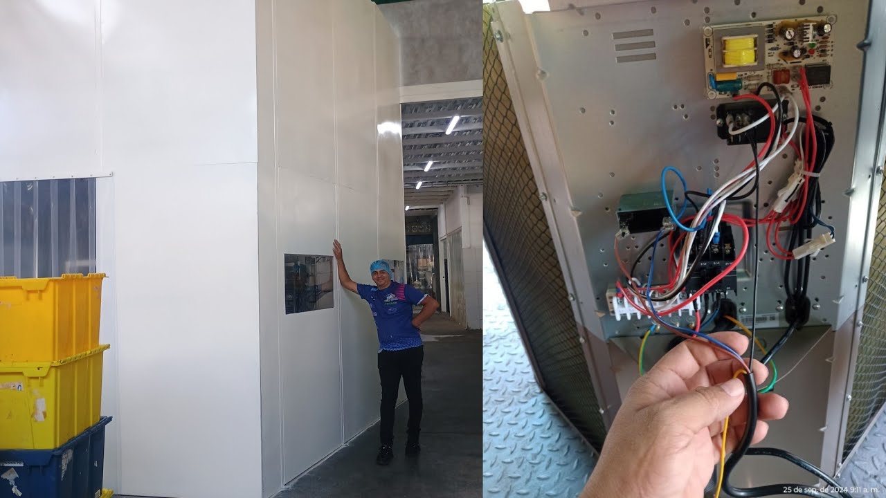 INSTALACIÓN DE ACONDICIONADOR DE AIRE PISO TECHO 5 TONELADAS DE LA MARCA CONFORT PLUS