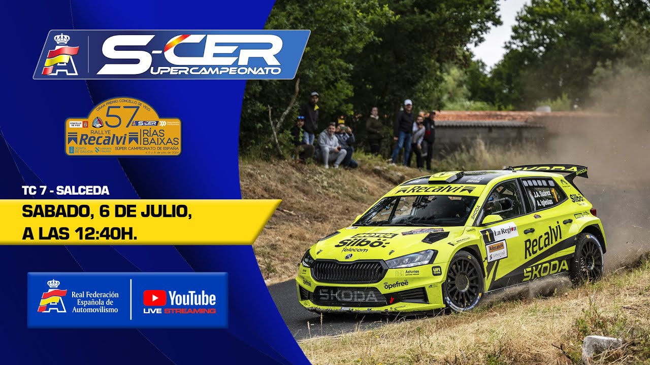 En directo: TC7 Salceda | Rallye Rías Baixas 2024