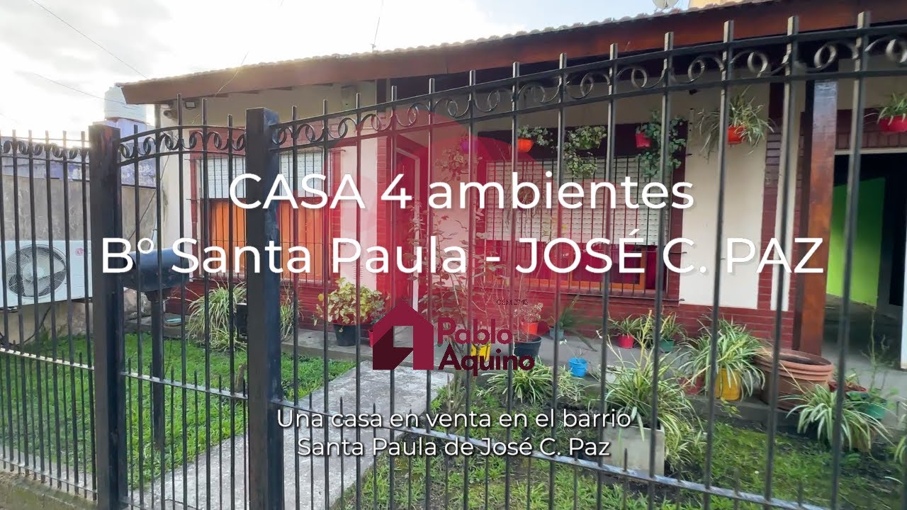 Casa en venta en Barrio Santa Paula, a 200 mts de Ruta 8. - 2 dormitorios + Playroom