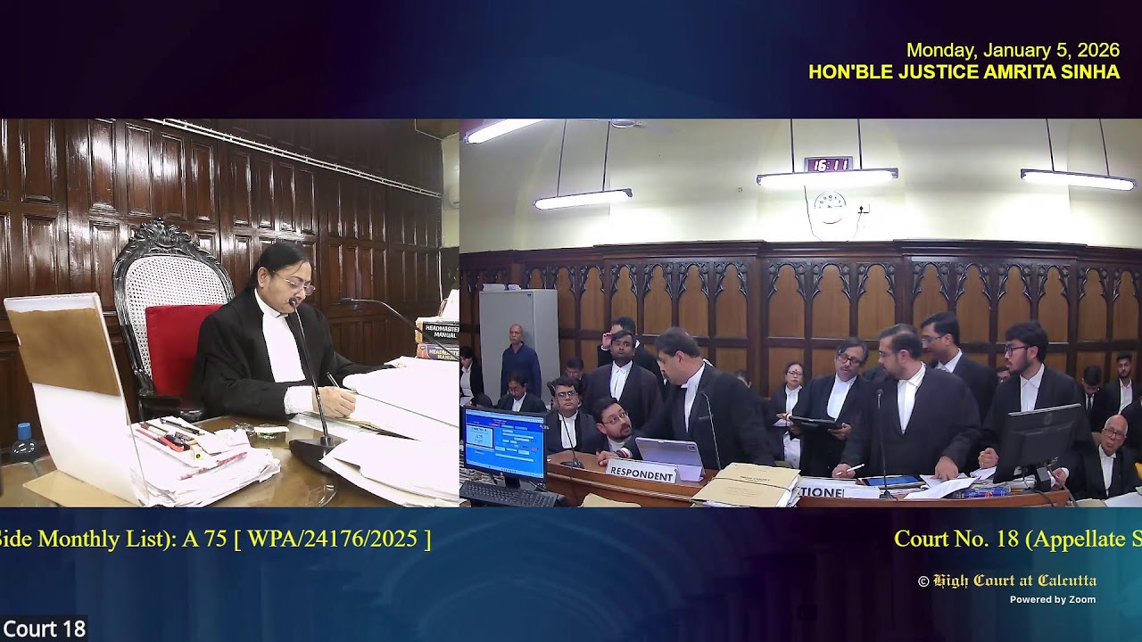 05 January 2026 | Court No. 18 | Live Streaming of the Court proceedings [Part 6]