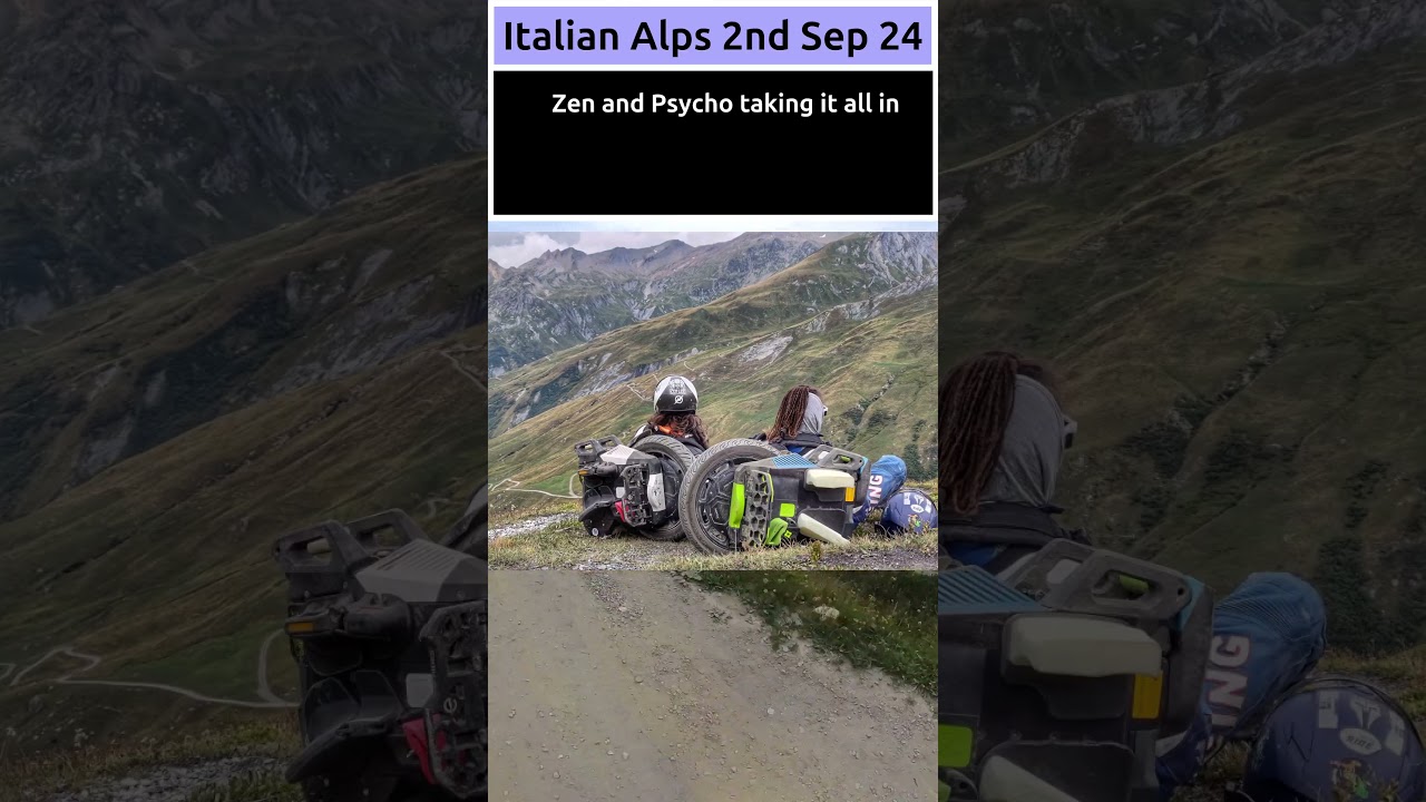 Riding the Italian Alps #electricUnicycle #EUC #Italy #zenLee #psychotheraputic