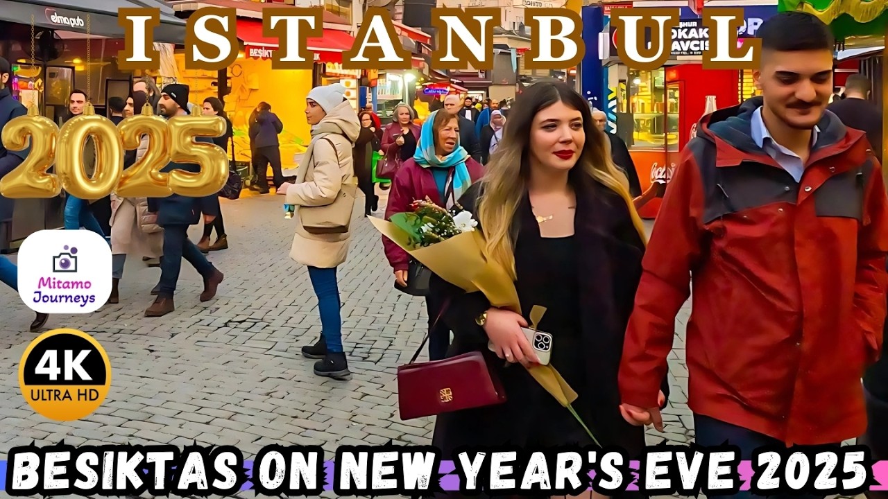 Discover The Breathtaking Besiktas Walking Tour On Istanbul's Last Day Of 2024! Cafes & Street Foods