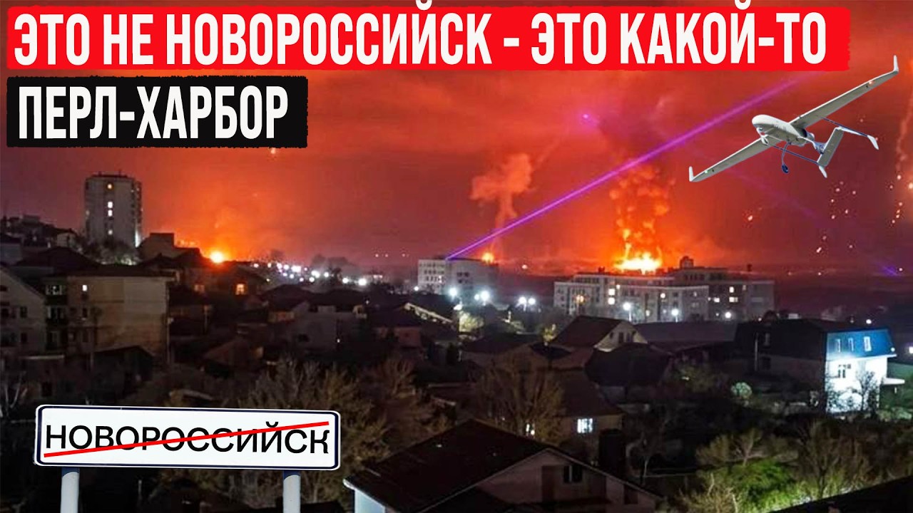 &laquo;Это не Новороссийск &ndash; это уже какой-то Пёрл-Харбор!&raquo; - Украинские БПЛА стирают порт Новороссийск!