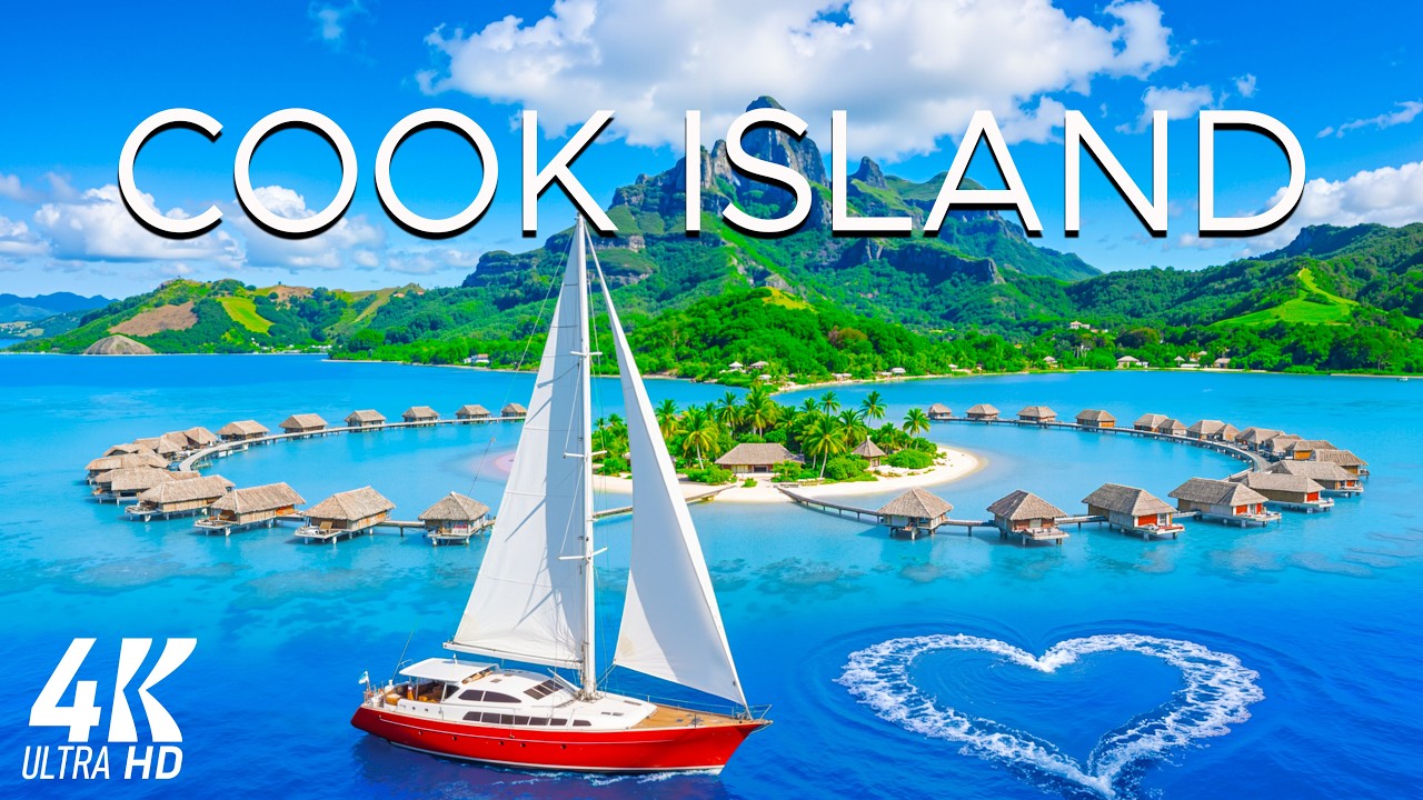 [4K] Cook Island - Sun-Drenched Coastlines & Calm Rhythms | Deep House Chill