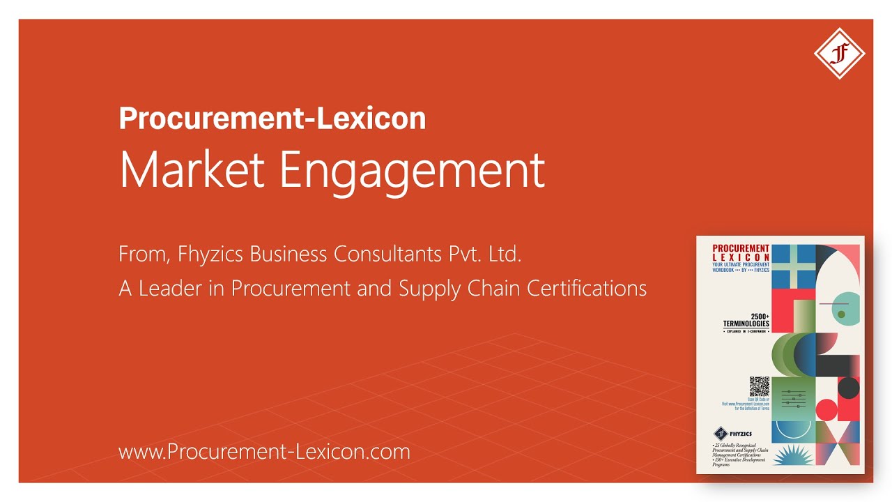 Market Engagement from Procurement Lexicon