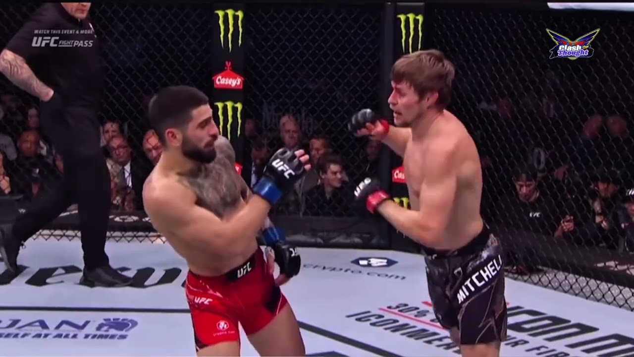 Ilia Topuria Vs Bryce Mitchell | UFC 282  Highlight | #illiatopuria #brycemitchell #ufc #mma #video