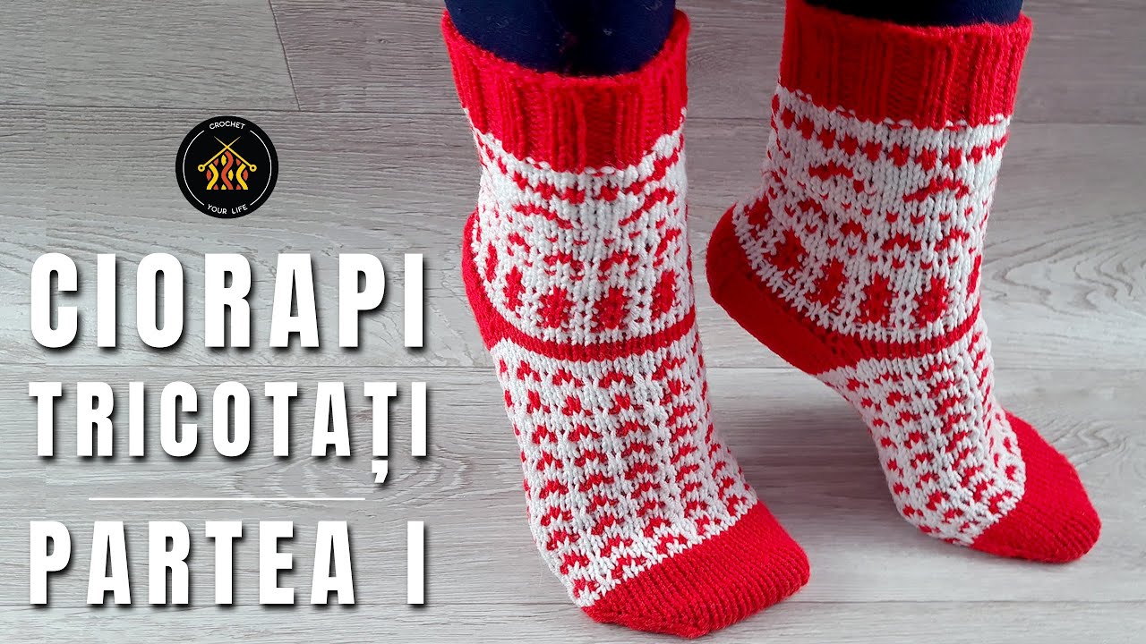 Cum tricotam ciorapi cu 5 andrele sau andrele circulare - Varful - Partea I