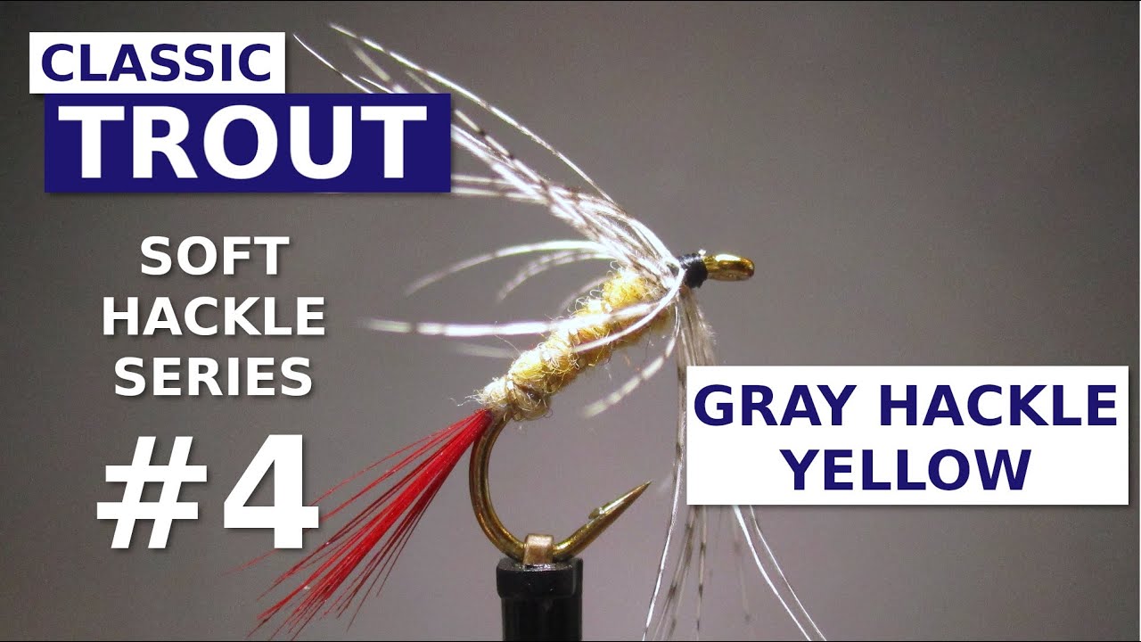 Fly Tying a Gray Hackle Yellow - Classic Soft Hackle Wet Fly Pattern