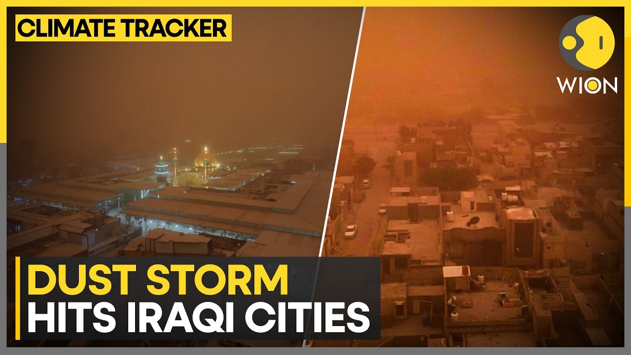 Iraq Dust Storm: Dust Storm Engulfs Iraqi Cities As Visibility Drops To Zero | WION Climate Tracker
