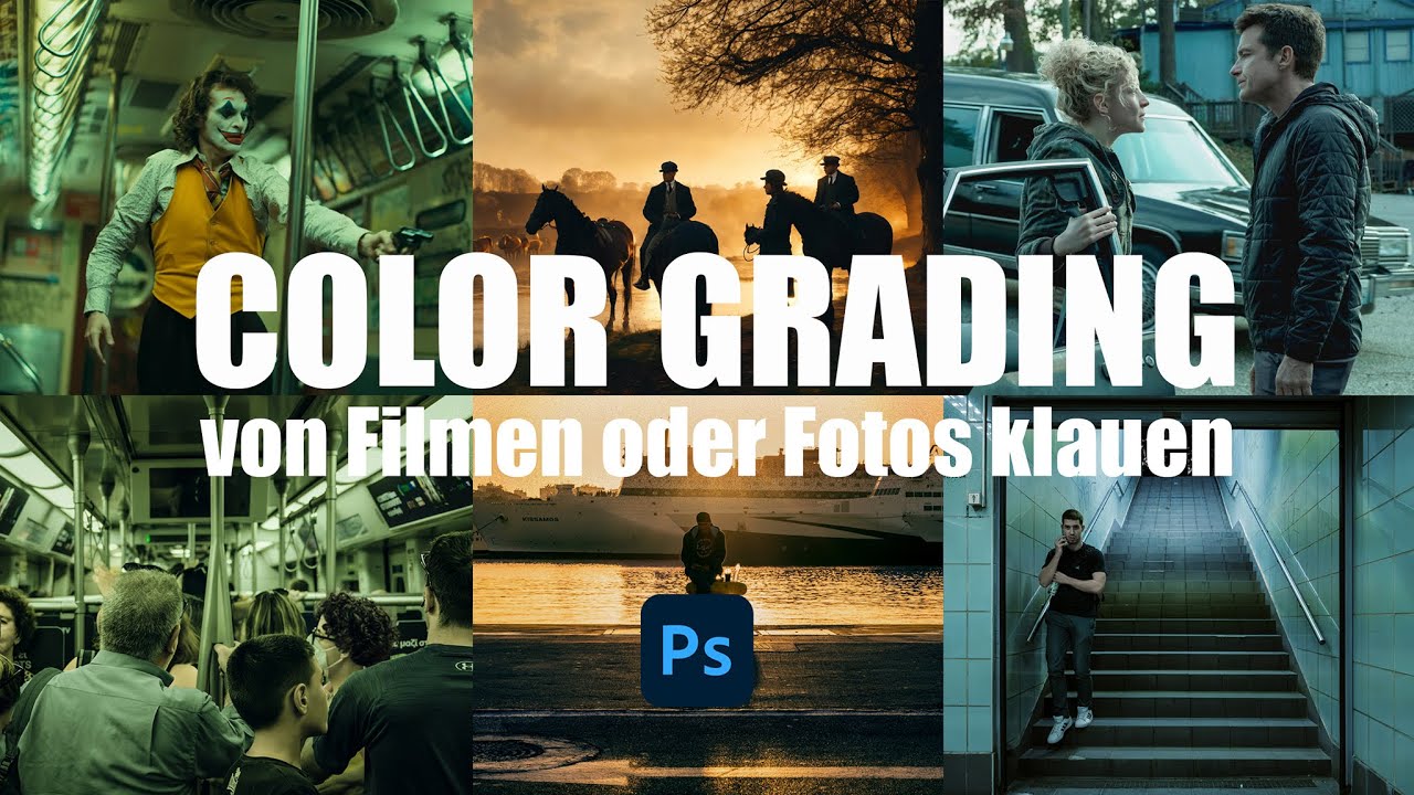Color Grading von jedem Film oder Foto klauen – mit Photoshop! #photoshop #adobe #tutorial