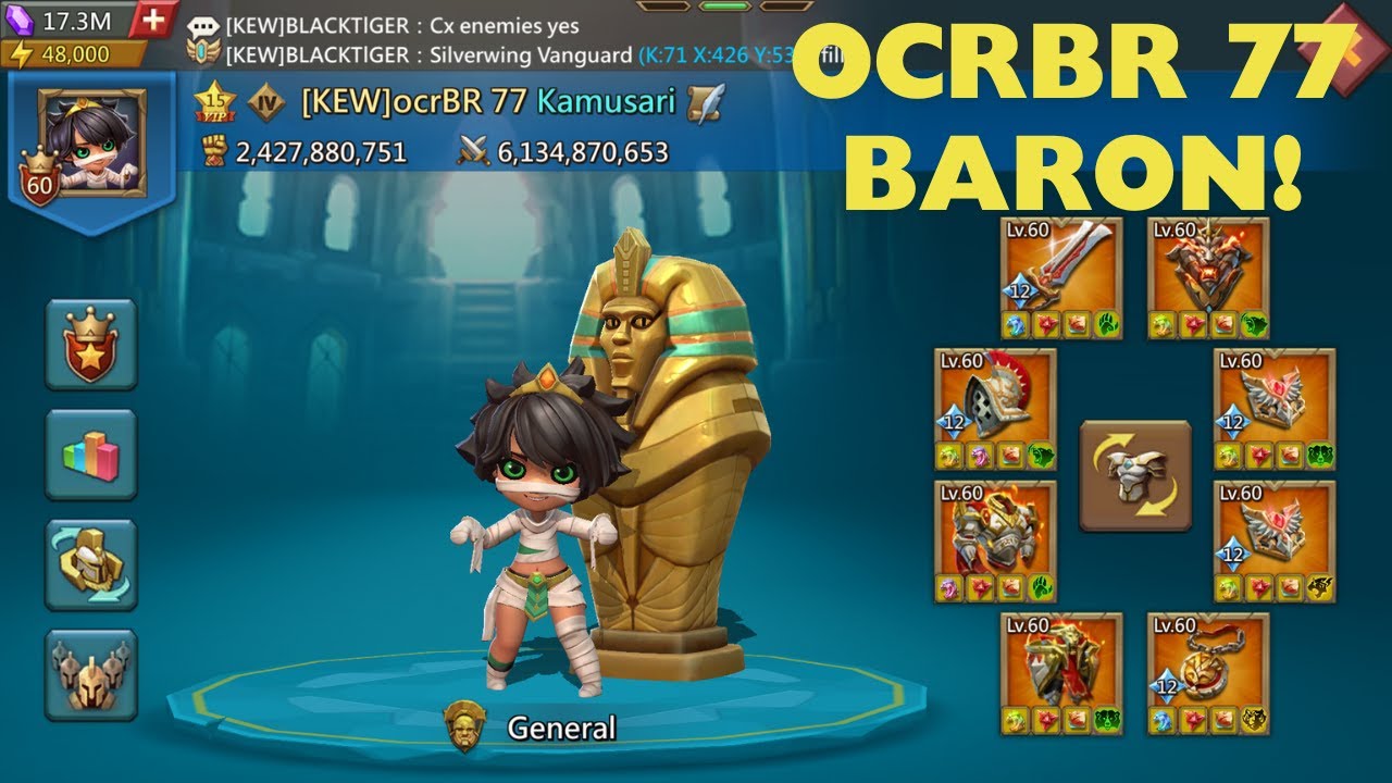 OcrBR 77 Baron vs SGE Family! - Lords Mobile