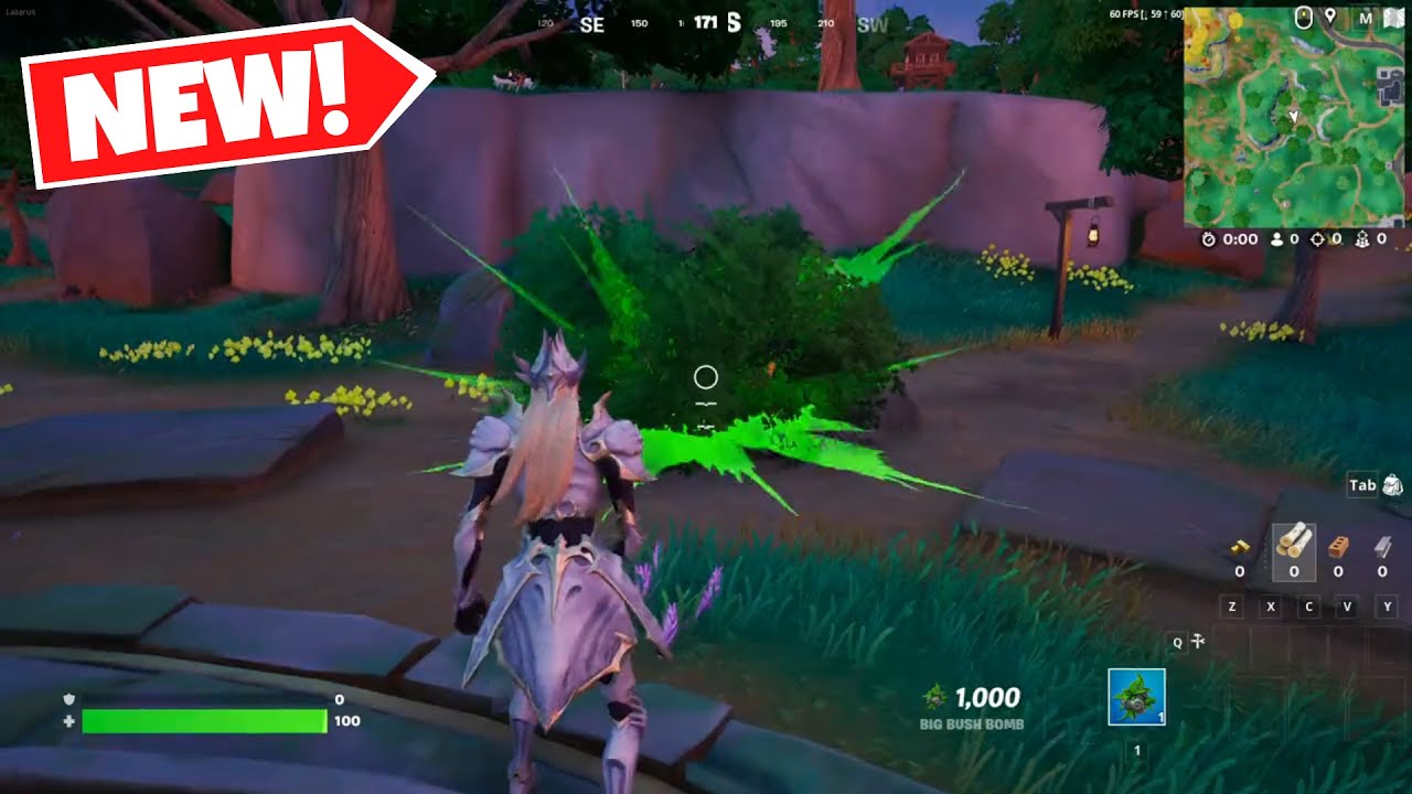 NEW Big Bush Bomb Update in Fortnite