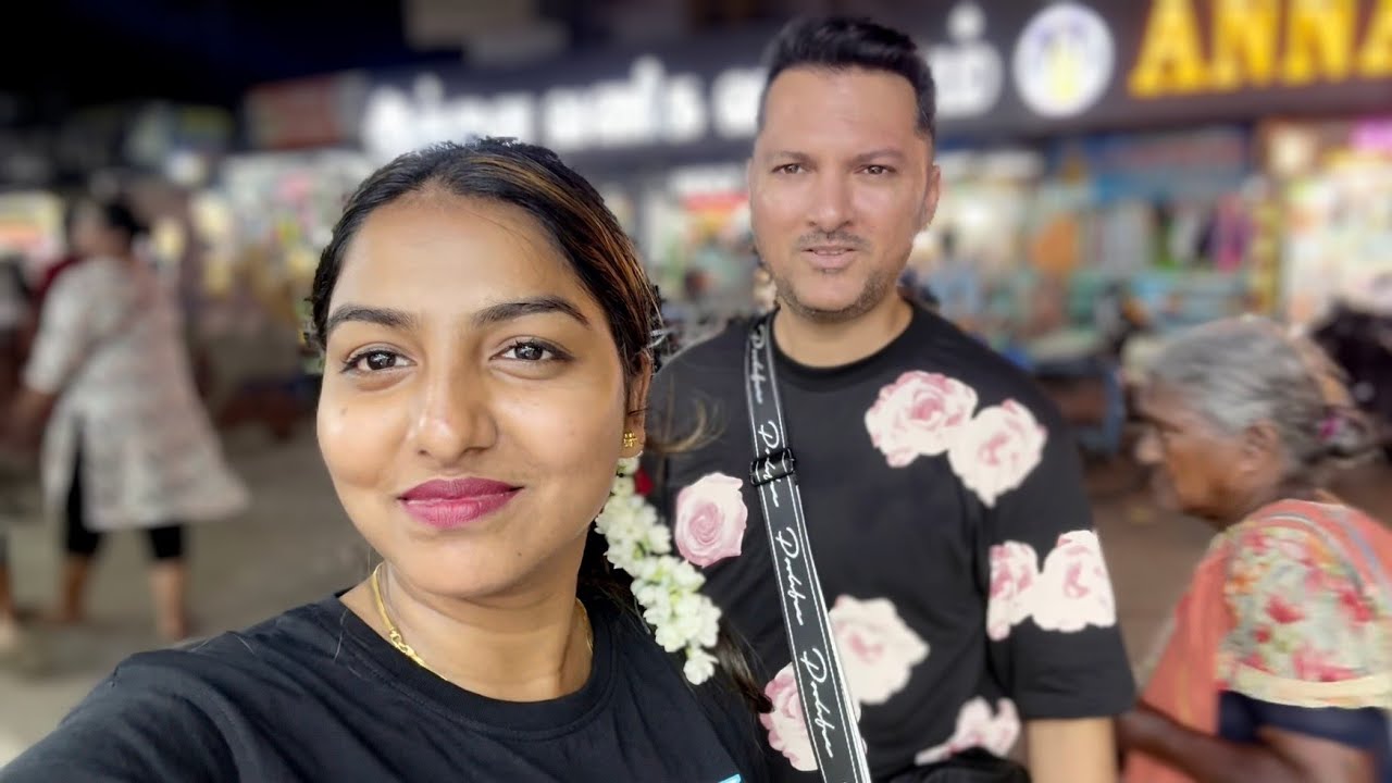 Exploring Vailankanni Market | Konkani Vlog | Spaina And Angelo