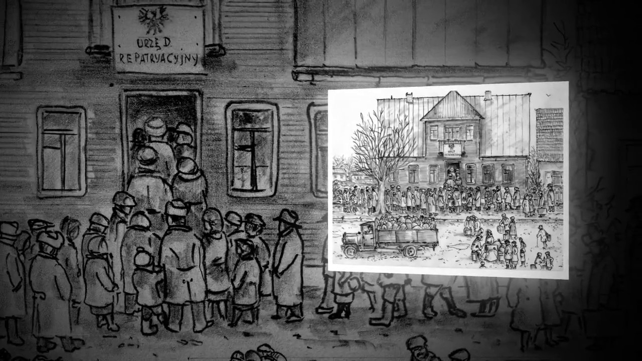 Брест в рисунках В. Губенко (первая часть, 1944-1948 гг.).