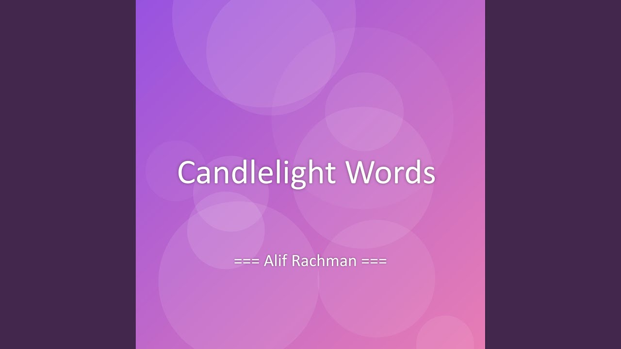 Candlelight Words