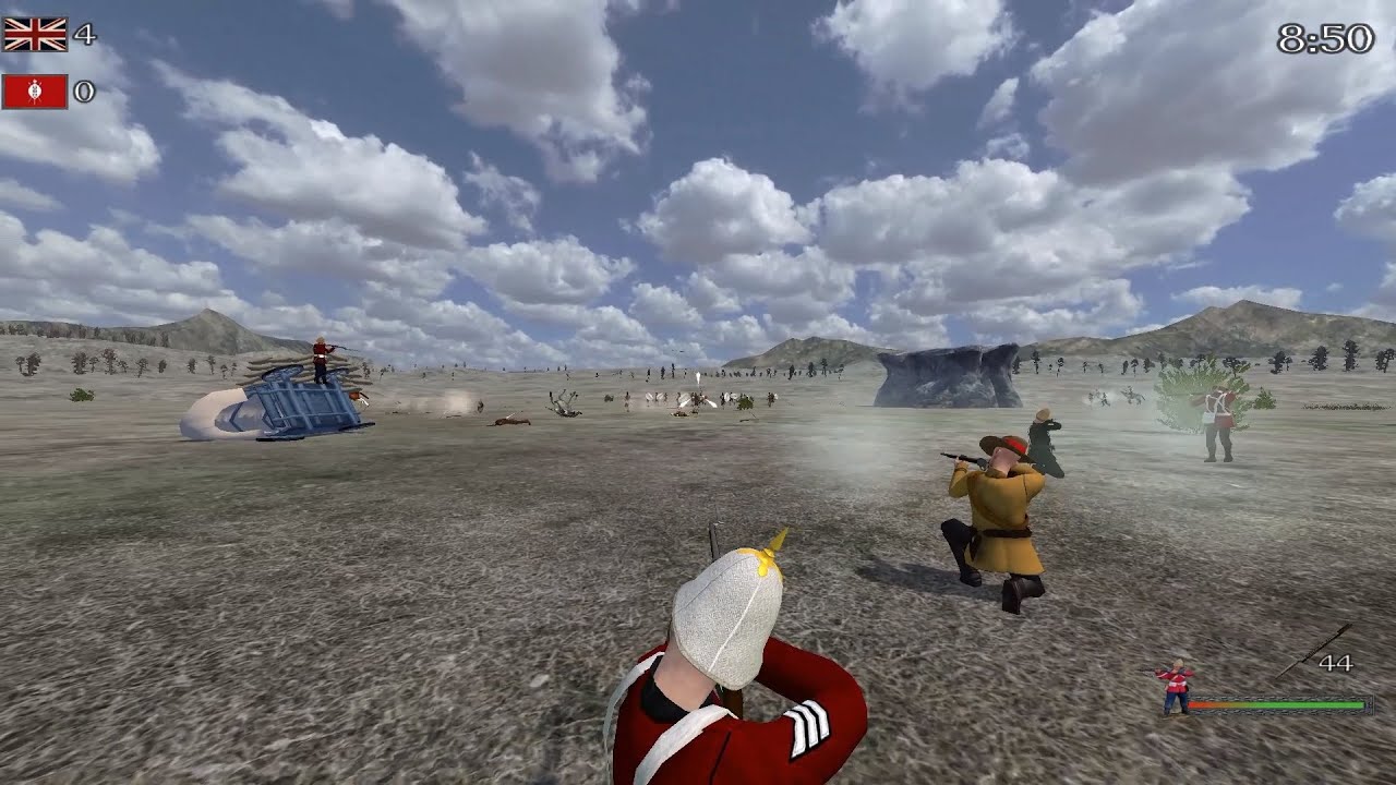 Zulu Kraal map (AZW mod) in Mount & Blade Warband: Napoleonic Wars